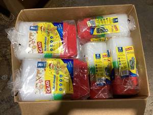 LOT OF 15 GLAD Take Aways Food Storage Containers (30 Sets Per Pack)