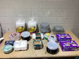 LOT OF 18 Food Storage Containers