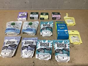 LOT OF 14 Household Laundry & Dishwasher Merchandise (Laundry & Dishwasher Pods, Odor Packs, Detergent Sheets)