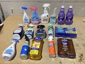 LOT OF 16 Cleaning & Laundry Merchandise