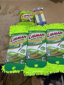 LOT OF 5 Libman Mop Refills & Mop Daddy