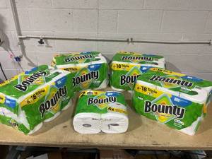 LOT OF 5 Bounty Paper Towels