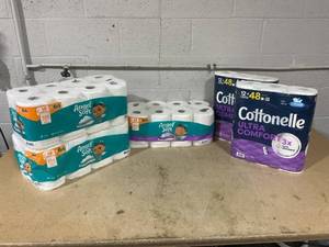 LOT OF 5 Angel Soft & Cottonelle Toilet Paper