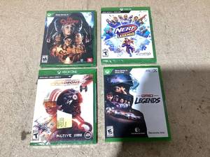 LOT OF 4 XBOX ONE & XBOX SERIES X Video Games