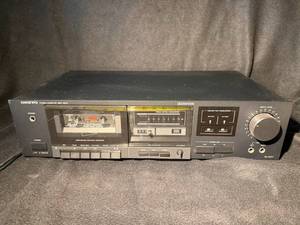 lot 6 image: Onkyo TA-2017 Dual Cassette Deck - Dolby BC NR, Peak Level Indicator, Tape Counter
