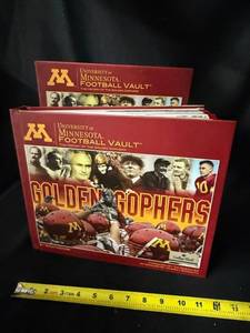 lot 37 image: University of Minnesota Football Vault Golden Gophers Two-Volume Set