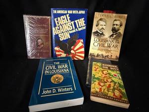 lot 61 image: Civil War History Books Lot (5)