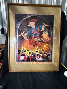 lot 107 image: Pinocchio Poster by Jack Barkley Daytons 8th Floor Auditorium Christmas