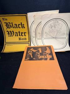 lot 160 image: The Black Water Band, Relay and  The 5th Street Rocker Posters - Vintage Rock Memorabilia