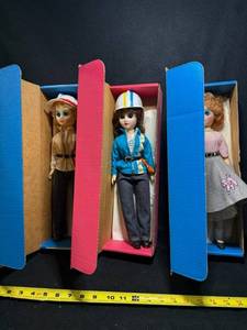 lot 162 image: Telephone Pioneers of America Telephone People Dolls lot of 3 Bell Telephone