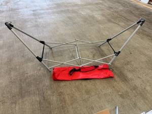lot 163 image: Hammock  Frame - Red Carry Bag Included