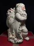 Lenox Holiday Santa Collection Porcelain Santa Cookie Jar
