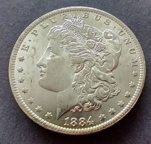 lot 22 image: Beautiful 1884-O Morgan Dollar