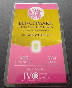 lot 26 image: 14 Grain Fine Gold