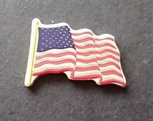 lot 29 image: American Flag 1 Gram Silver