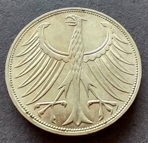 lot 39 image: 1970 Germany Silver 5 Mark