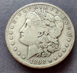lot 40 image: 1898-S Morgan Dollar
