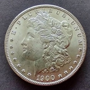 lot 63 image: 1900 Morgan Dollar