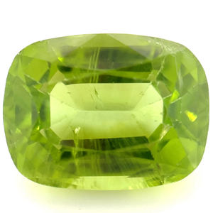 lot 30 image: 5.70 Carats Natural Peridot (Cushion Cut) Retail $513