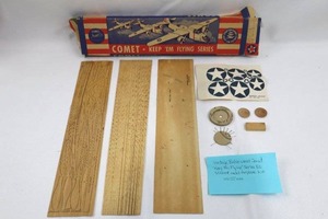 Grumman Wildcat Kit No. E2 - Comet Balsa Model Airplane (Keep Em Flying Series)