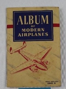 Brown & Williamson Wings Airplanes Series B Cigarette Card Album - Full Set (1940s)
