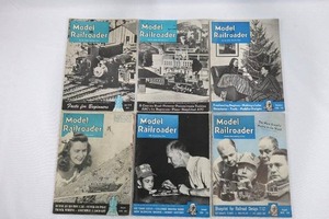 Model Railroader Magazines (Lot of 6) - Vintage 1948-1949 Collection