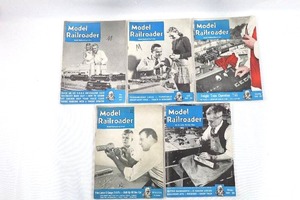 Model Railroader Magazines (Lot of 5) - 1949 Vintage Issues
