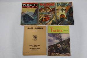 Railroad Magazines & Trains (Lot of 5)