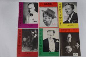Genii Magazine - Vintage Magic (Nov 1945-Apr 1946) (Lot of 6)