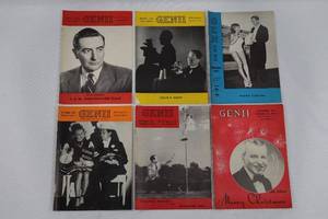 Genii Magazine Lot (Lot of 6) - 1947 Vintage Magic Periodicals