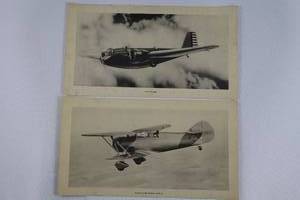 Thompsons Aeroplane Pictures - Complete Vintage Set of Aircraft Diagrams & Data