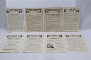Grants Bulletin U.F. Grant Magicians Newsletter (Lot of 8)