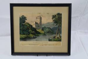 Currier & Ives Blarney Castle Lithograph - Circa 1872-1874