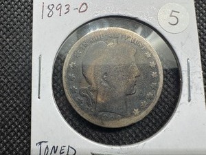 1893-O Silver Barber Half Dollar