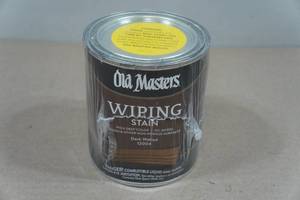 lot 56 image: 1 Quart Old Masters Wiping Stain - Dark Walnut