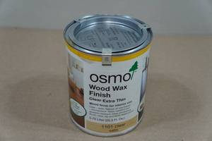 lot 58 image: .75 Liter Osmo Wood Finish Wax - Clear Satin