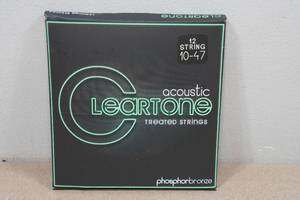 lot 66 image: Cleartone Acoustic Treated Strings - 12 String 10-47