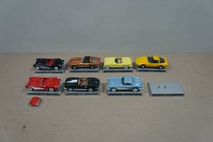 lot 161 image: 8 Mini Corvette Replicas