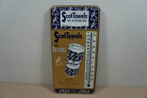 lot 164 image: Vintage Scot Towels Thermometer