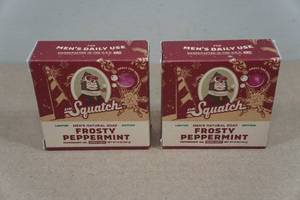 lot 178 image: 2 Dr Squatch Soap Bars - Frosty Peppermint