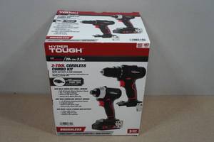 lot 193 image: Hyper Tough 2-Tool Cordless Combo Kit