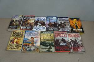 lot 208 image: William W Johnstone Books - The First Mountain Man, Death in Ashes