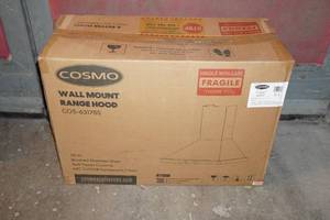 lot 249 image: Cosmo Wall Mount 30 Range Hood - Brushed Stainless Steel