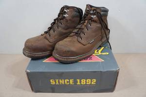 lot 261 image: Thorogood Mens 6 Crazy Horse Safety Toe Work Boots - Size 10.5