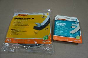 lot 273 image: Frost King Rubber Foam Self-Stick Weatherseal