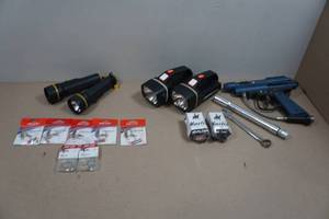 lot 325 image: Flashlights, Fishing Tackle and Paintball Gun
