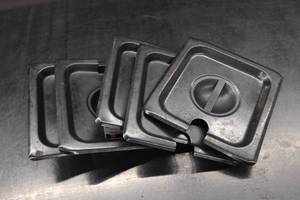 lot 48 image: 5 Pan Lids - 6.5x7