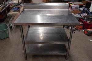 lot 13 image: Stainless Steel Work Station