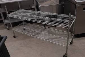lot 68 image: Metal Rolling Rack