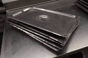 lot 46A image: 5 Pan Lids - 13x21